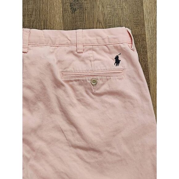 Polo Ralph Lauren chino pants pink Men's 34x28* Measured pockets Pony Logo - Picture 2 of 10